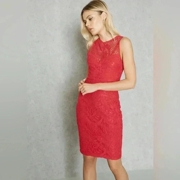 Lipsy Lace Bodycon Dress - Picture 1 of 5